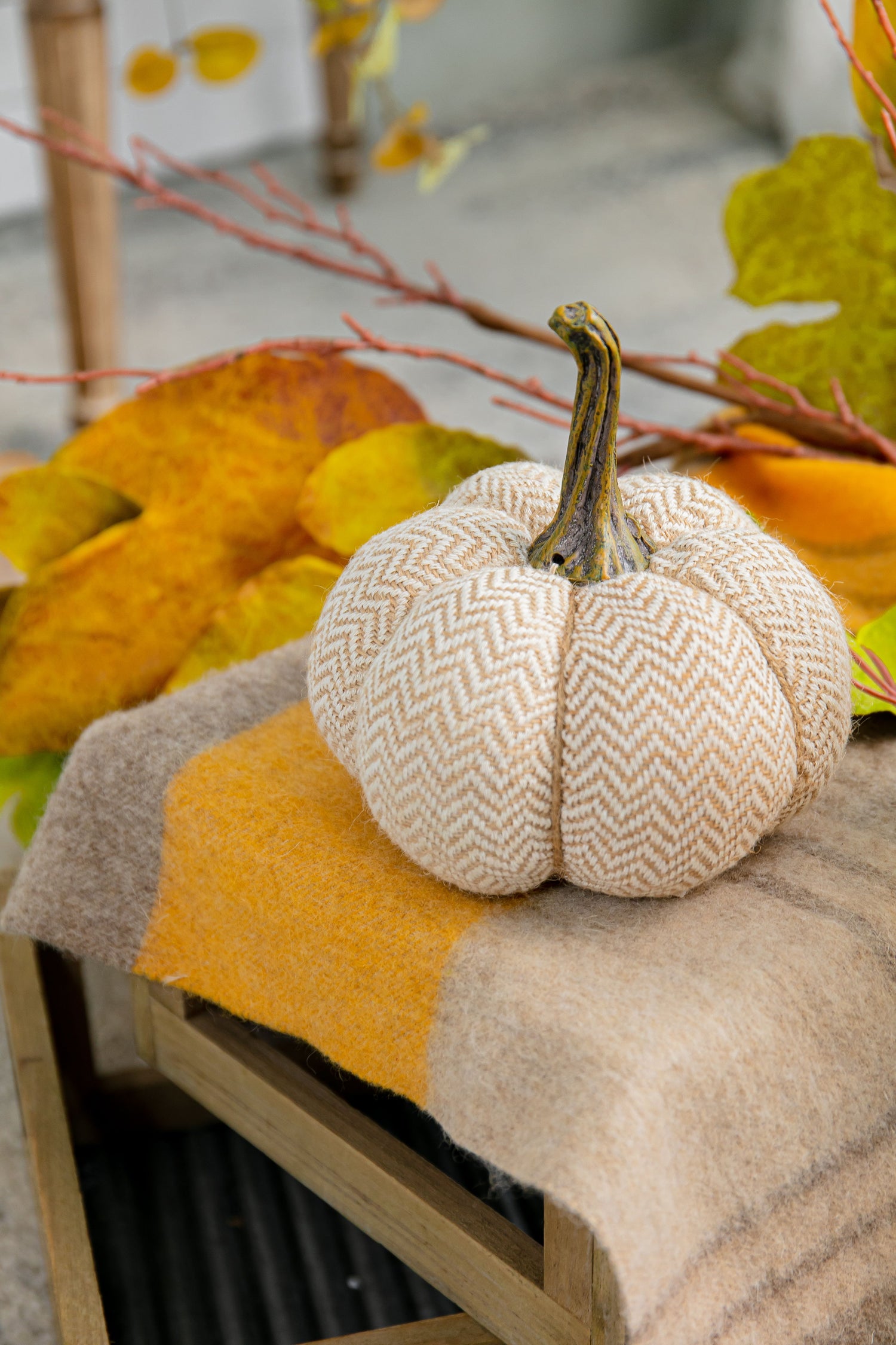 Weighted Pumpkin Ornament Decor For Holiday Harvest Festival Fall Festival &amp; Thanksgiving