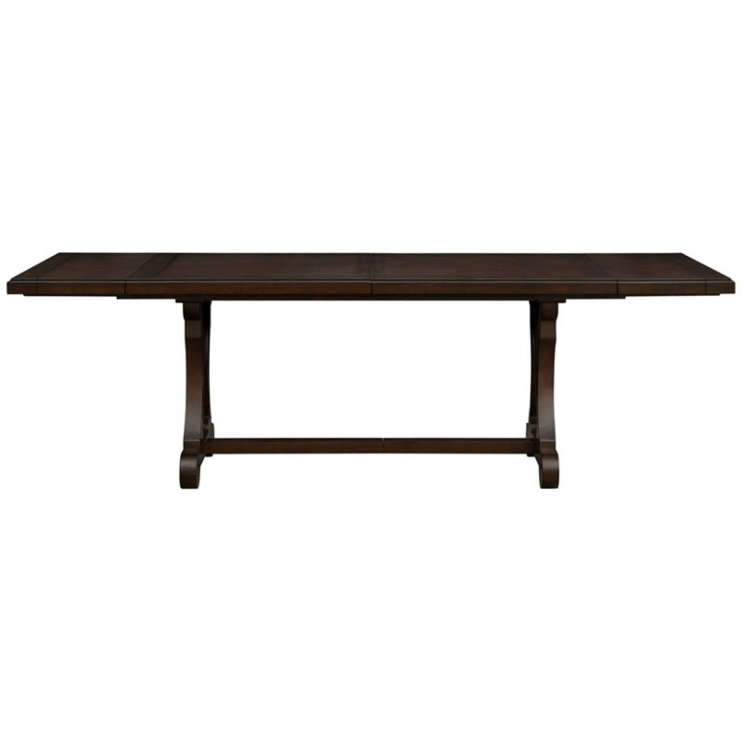 Rectangle Extension Dining Table - Brown