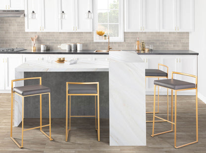Fuji - Contemporary / Glam &amp; Quality Construction Barstool
