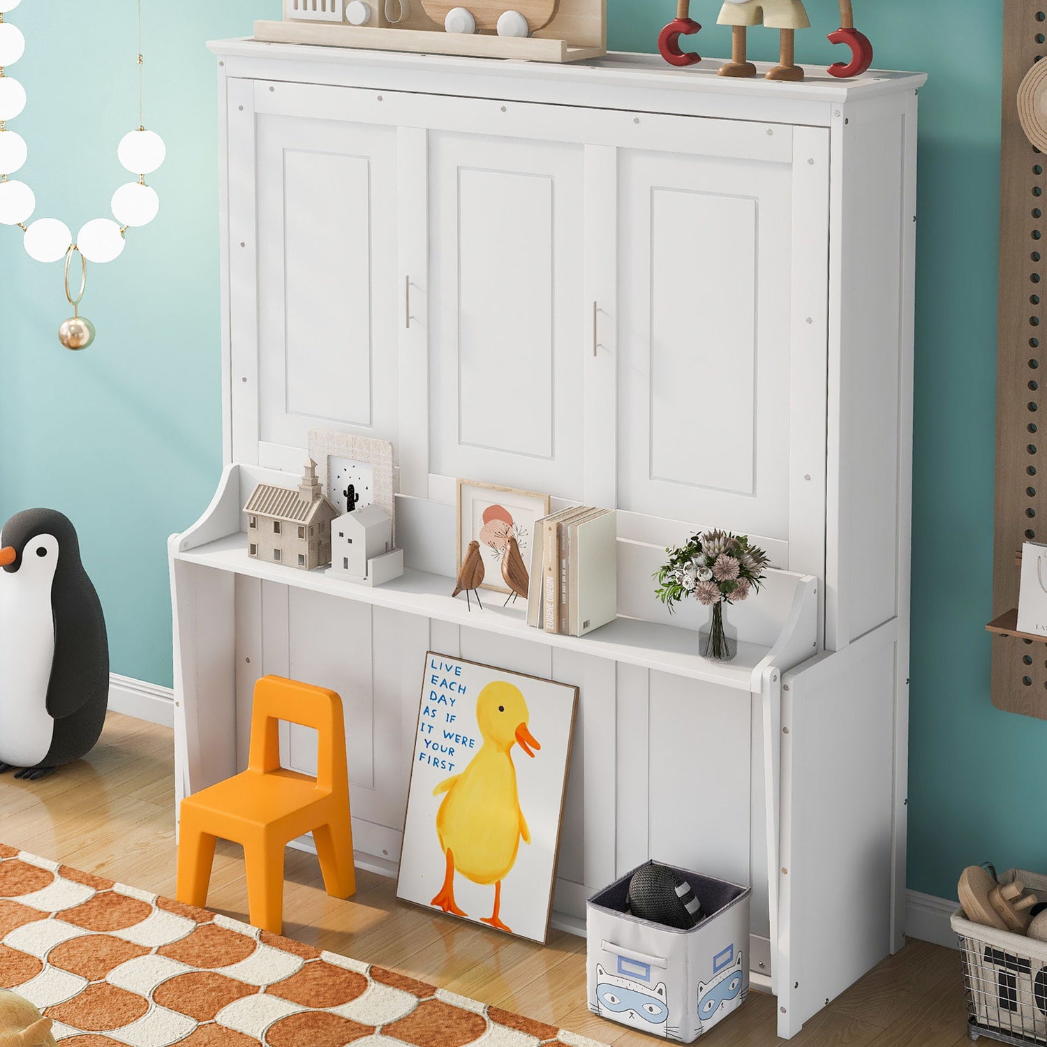 Murphy Bed With Shelf