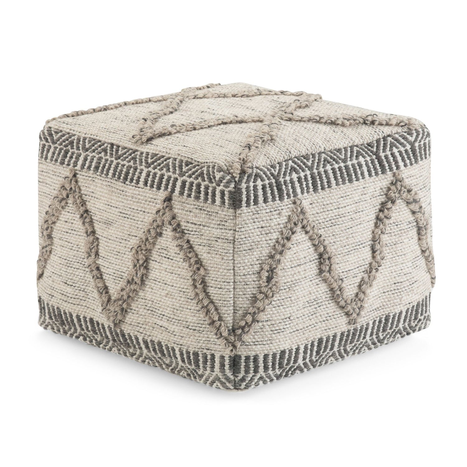 Sweeney - Upholstered Square Pouf