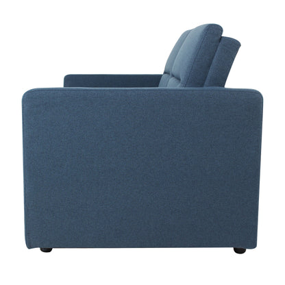 Sleeper Pull Out Loveseat Couch With Adjustable Backrest