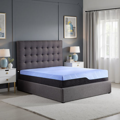 Refresh - 12&quot; Hybrid Cooling Fast Responding Latex Foam And Coil Mattress