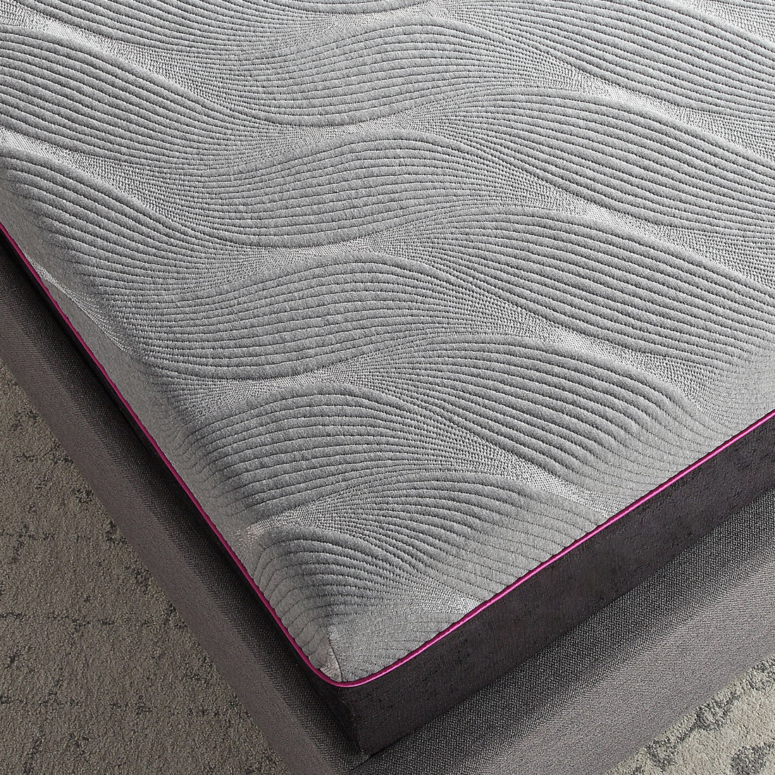 Renew - 11&quot; King Size Flex Head Cooling Gelcare Memory Foam Mattress - Gray