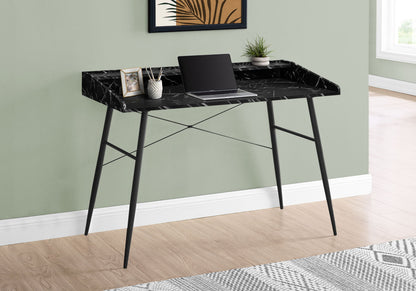 Computer Desk For Home Office, Laptop Storage Shelves, Contemporary &amp; Modern