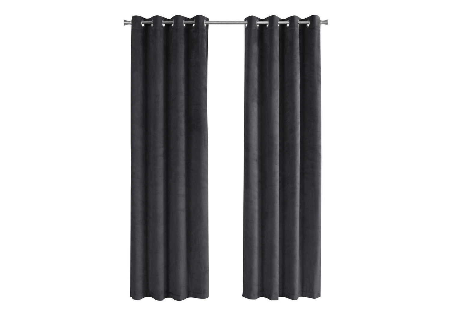 2 Pieces Set, Curtain Panel, Room Darkening, Grommet, Contemporary &amp; Modern
