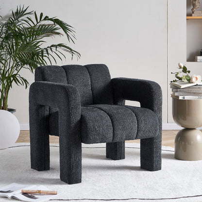 31.10&quot; Boucle Upholstered Accent Chair