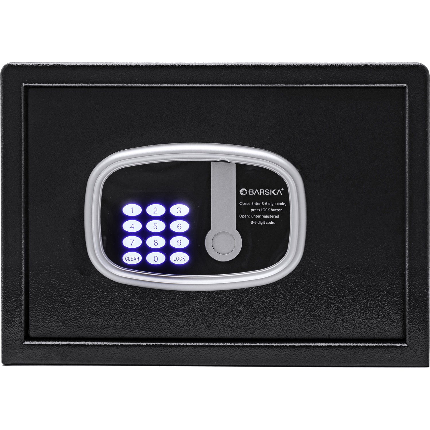 0 58 Cu Ft Compact Hotel Safe - Black