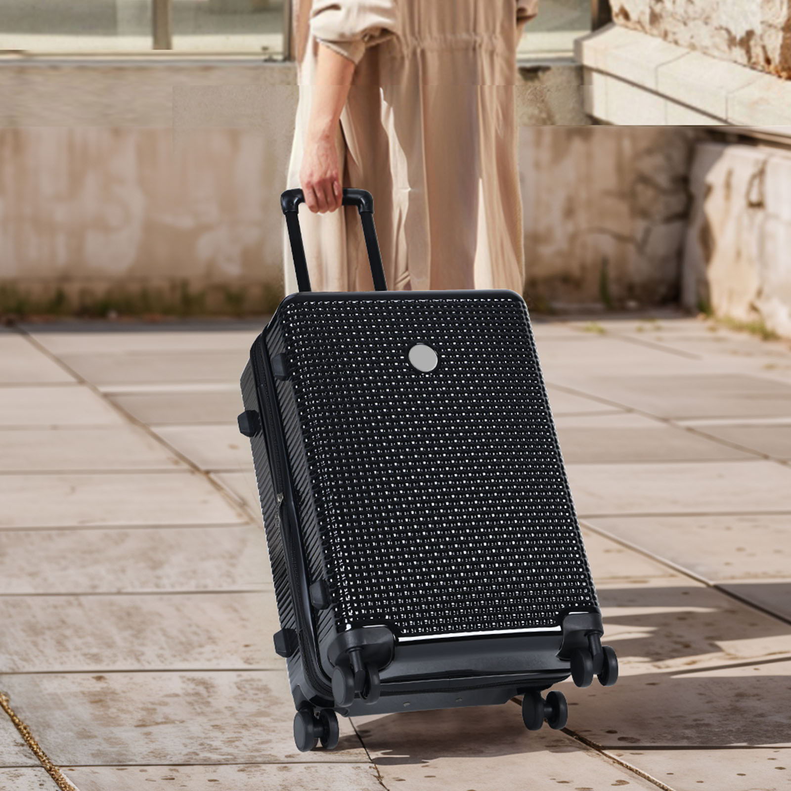 Luggage Sets 3 Piece Hardshell Suitcases With Wheels, Lightweight Expandable Travel Luggage With Tsa Lock, Carry-On, Checked Luggage (20&quot; 24&quot; 28&quot;)