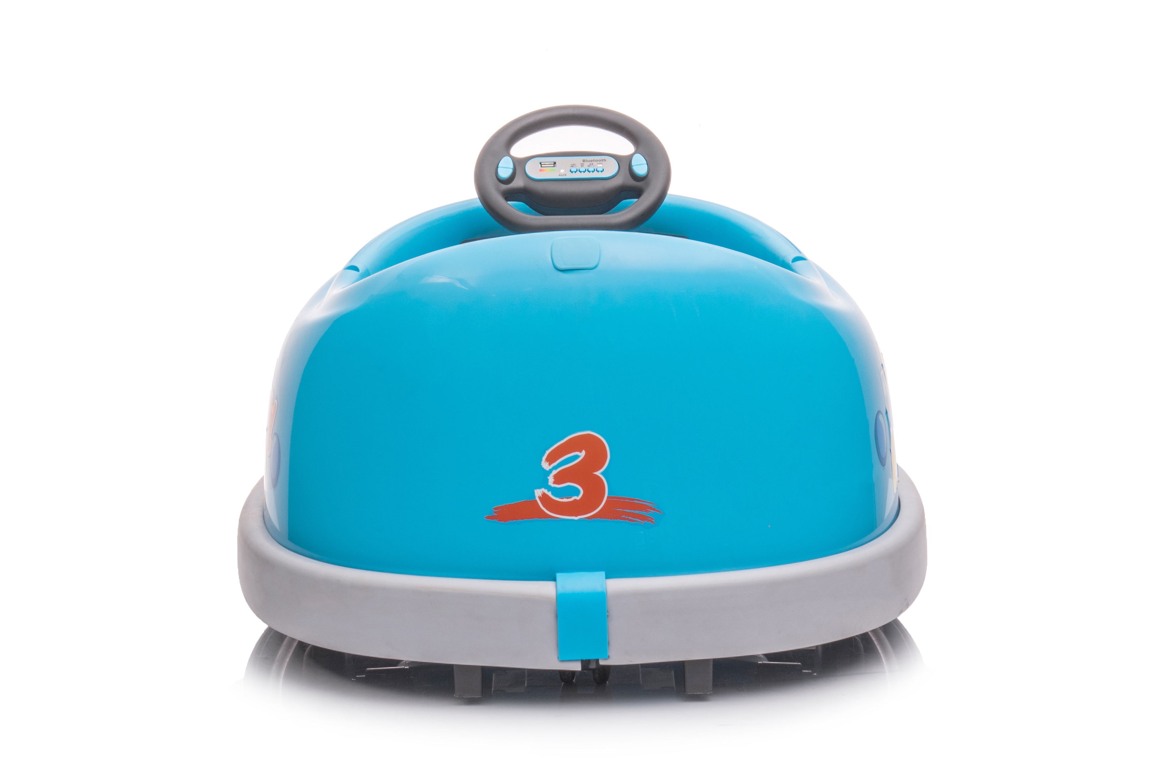 Bumper Car For Kids, 12V Dual Drive 1-6 Years Old Children&