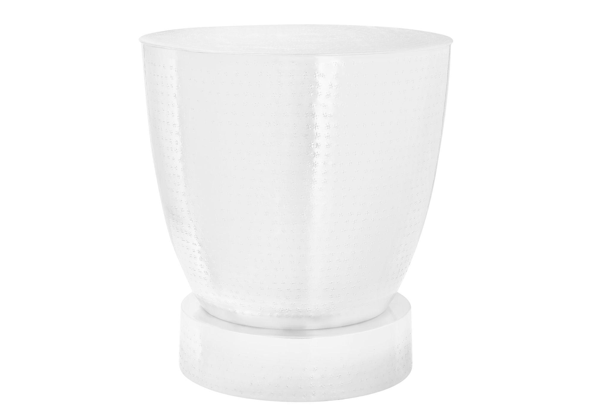 Drum Accent Side Table, Contemporary &amp; Modern Design