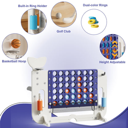 4 To Score Giant Game Set With Mesh Bag &amp; Jumbo Connect 4