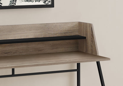 Computer Desk For Home Office Laptop, Storage Shelves, Contemporary &amp; Modern