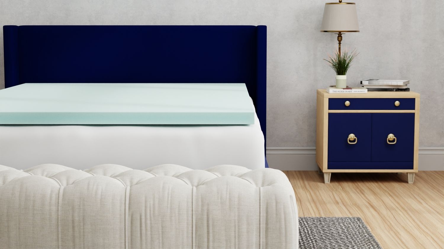 3&quot; Gel Plush Memory Foam Cooling Mattress Topper