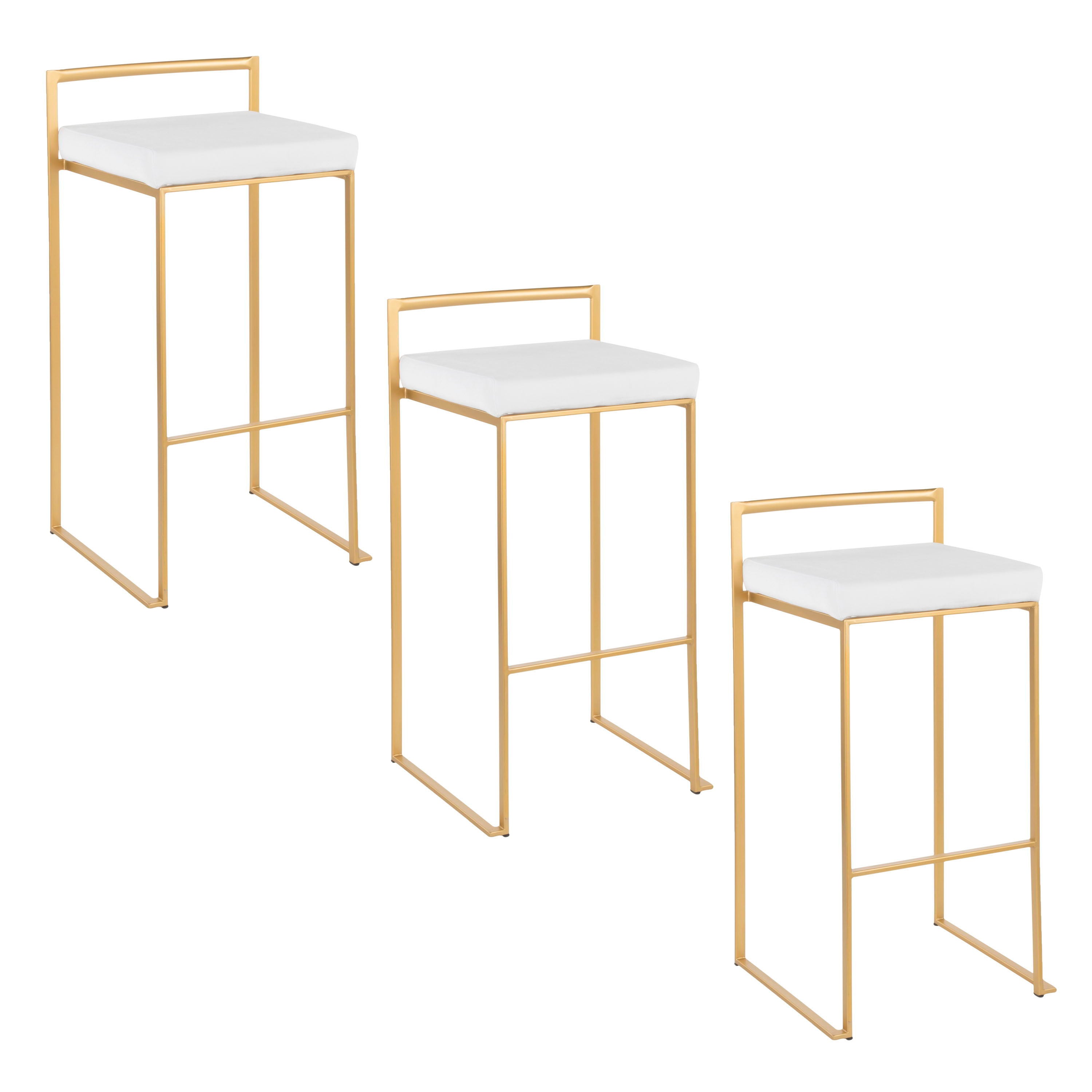Fuji - Contemporary / Glam &amp; Quality Construction Barstool
