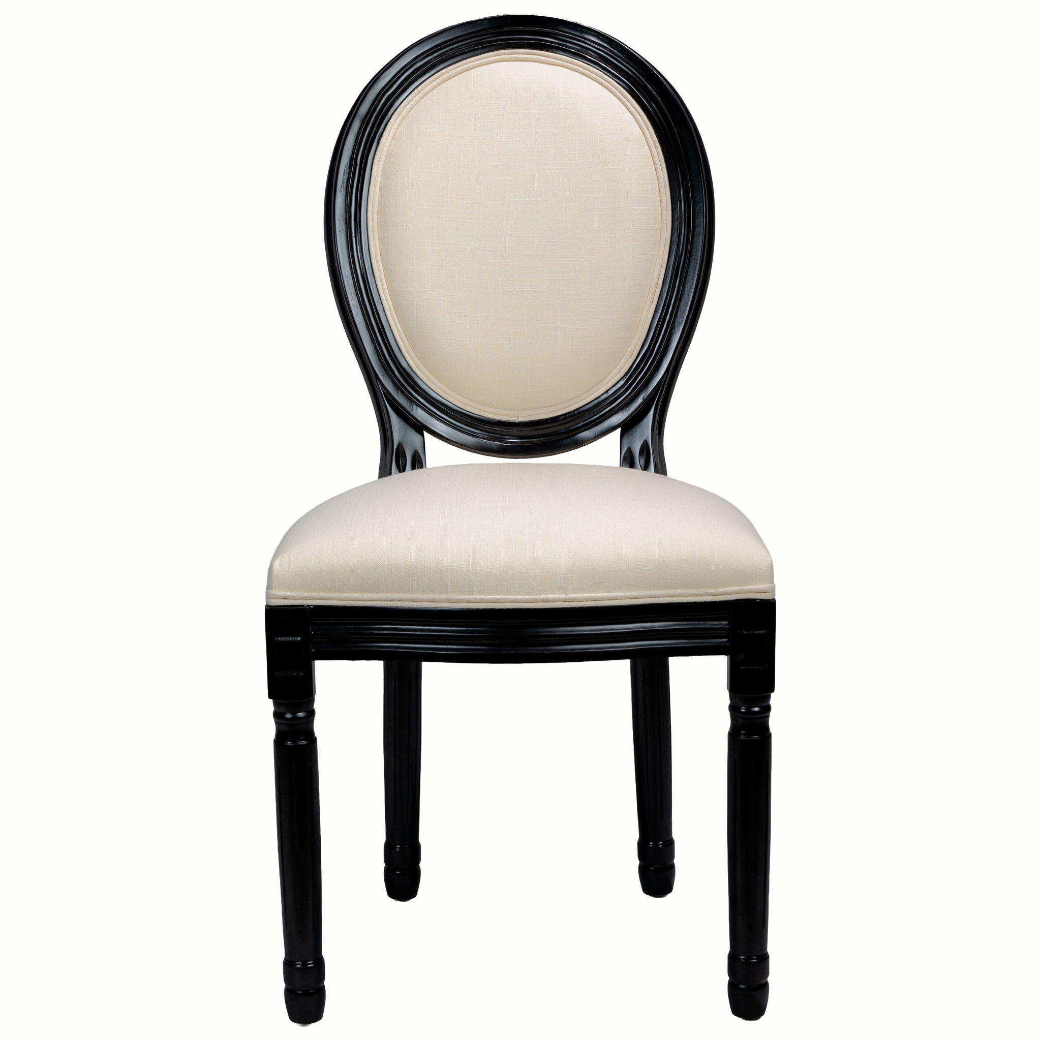Upholstered &amp; Round Back Dining Chairs (Set of 2)