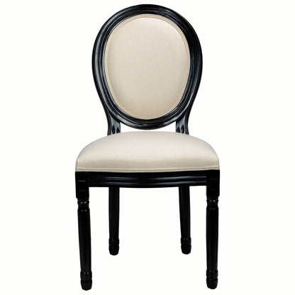 Upholstered &amp; Round Back Dining Chairs (Set of 2)