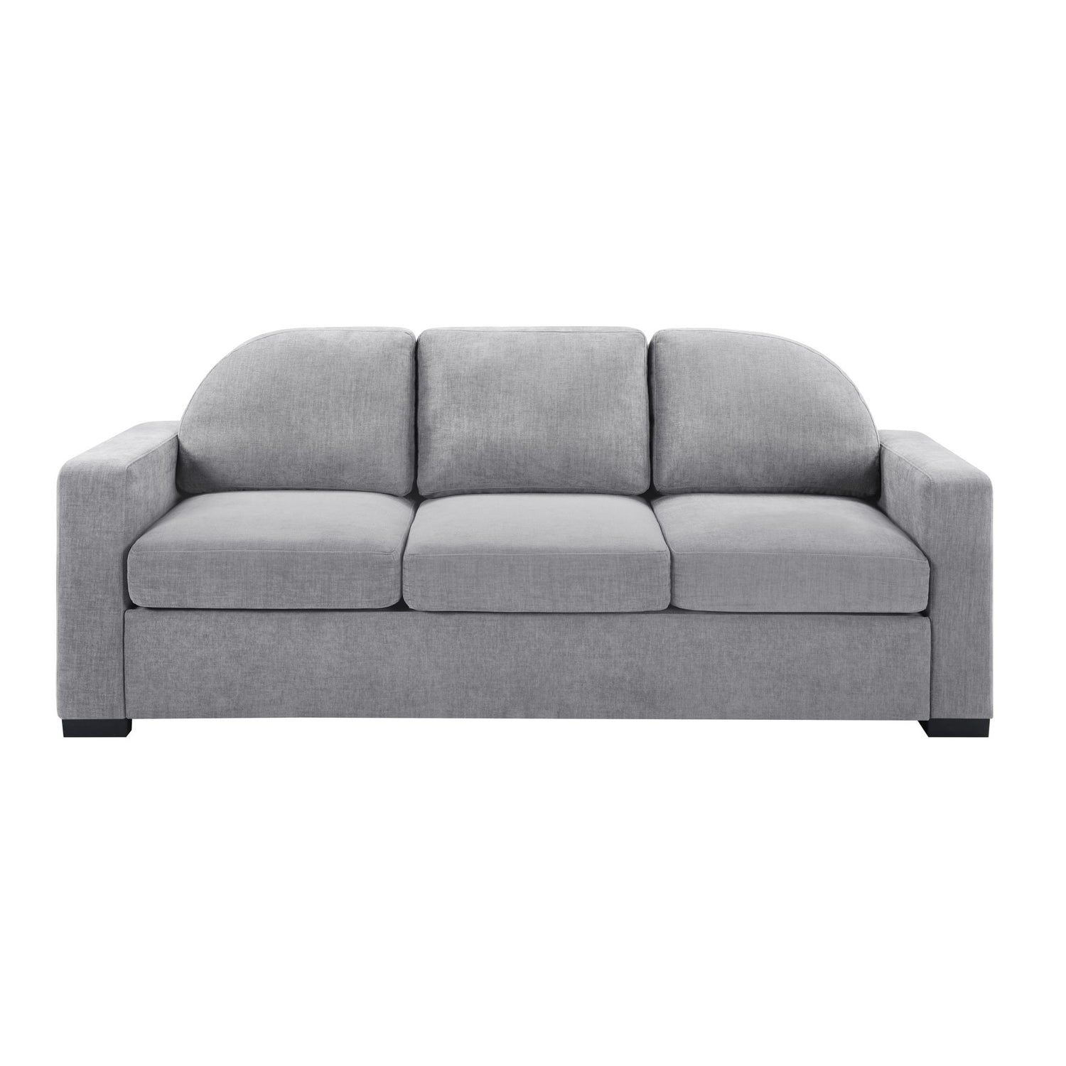 Modern 3 Seater Sofa With Curved Backrest