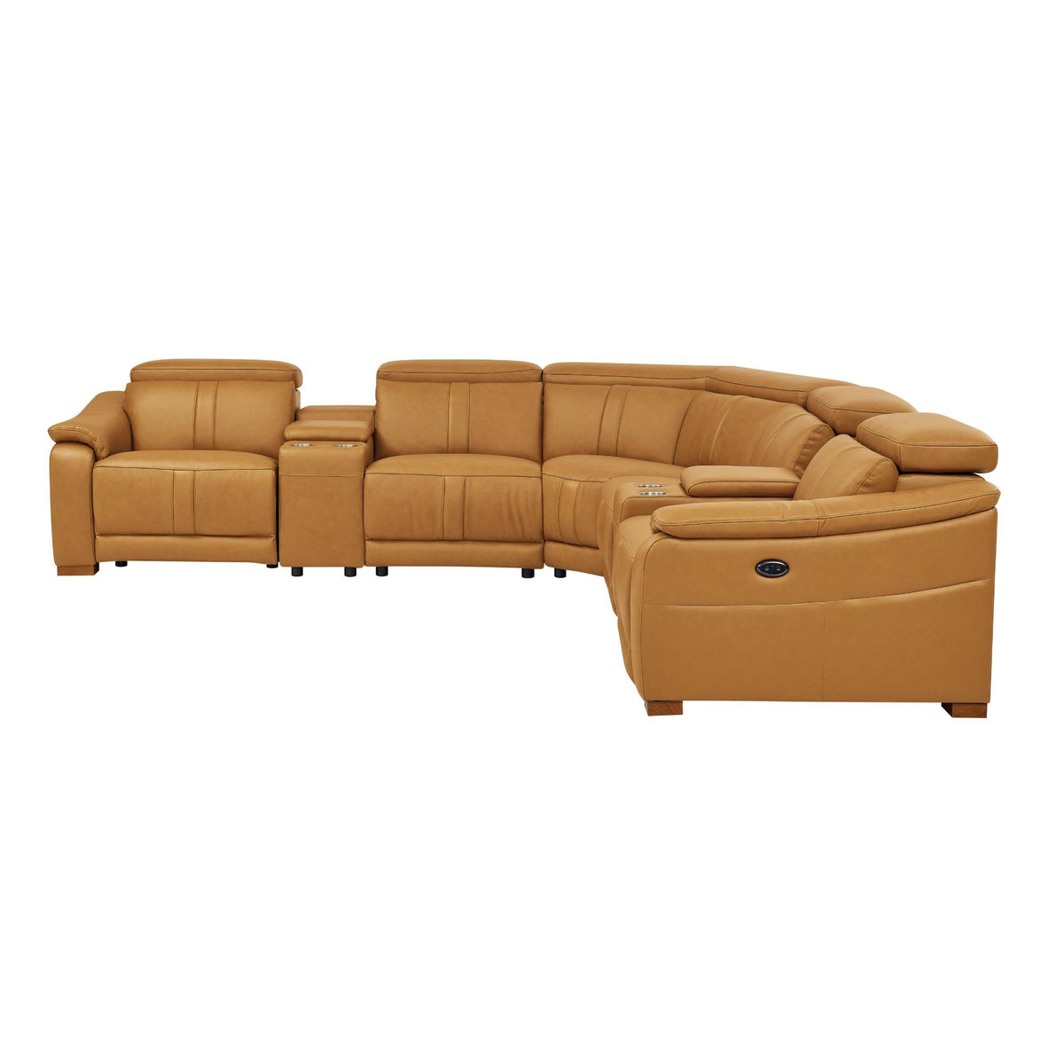 Modular Sectional &amp; Recliner Seat And Adjustable Headrest