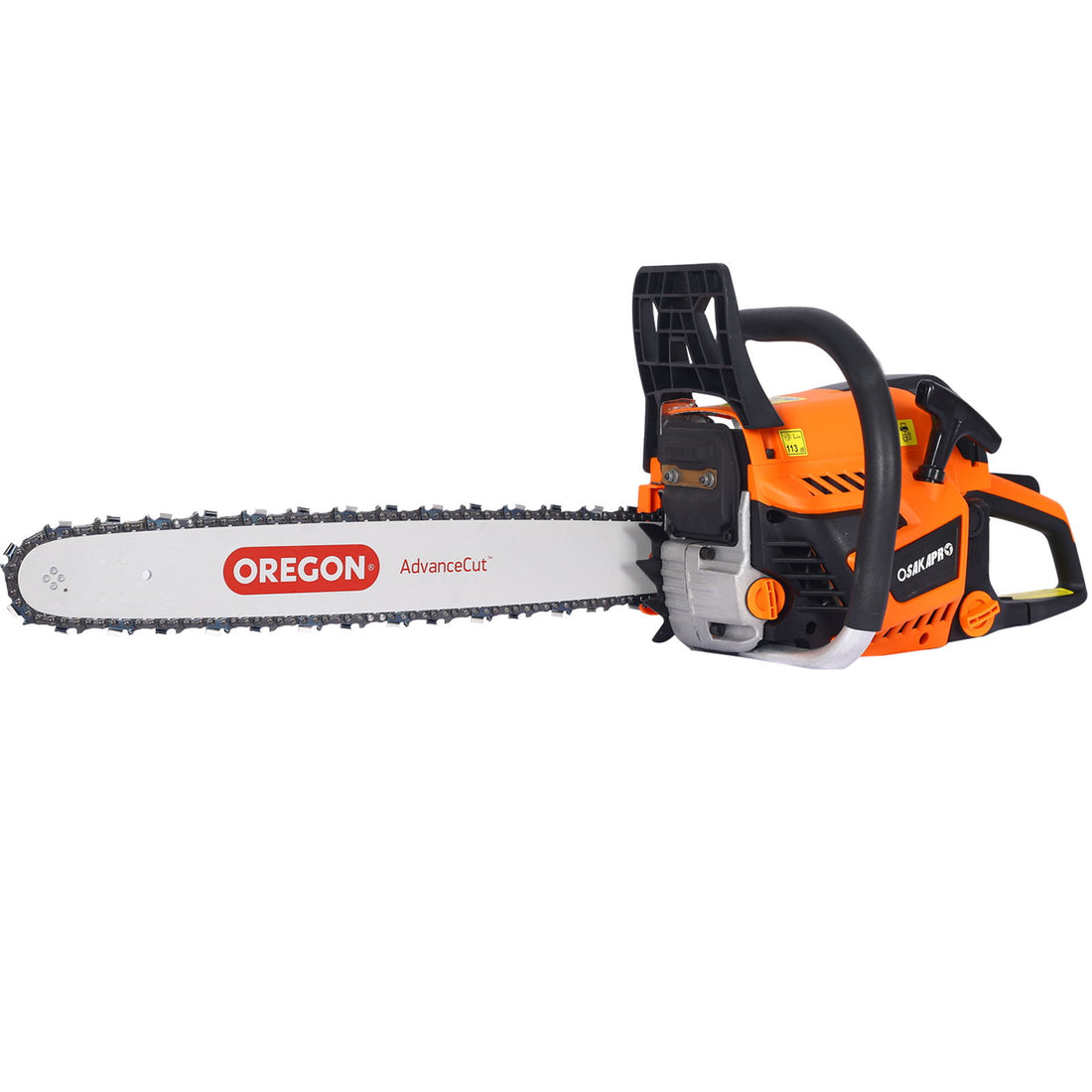 58Cc Gasoline Chainsaw 20&quot; Bar For Wood Cutting With Oregon Chain And Bar - Orange