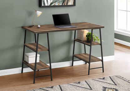 Computer Desk For Home Office, Laptop, Storage Shelves, Contemporary &amp; Modern