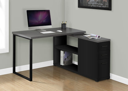 Computer Desk, Home Office, Corner, Left, Right Set - Up, Storage Drawers, L Shape, Laptop, And Contemporary &amp; Modern