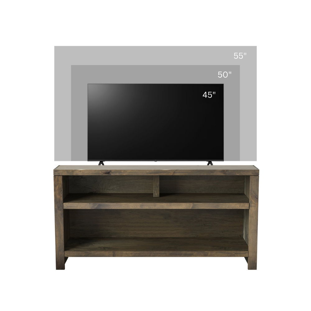 Joshua Creek - TV Stand For TVs Up To 55&quot; - Barnwood