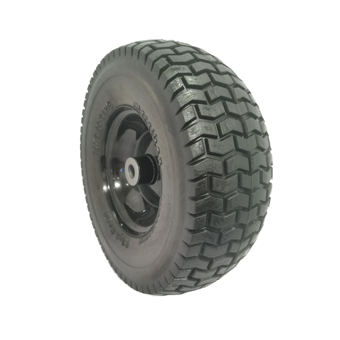 Flat Free Tire And Wheel Assemblies For Riding Lawn Mowers With 3&quot; Hub - Black