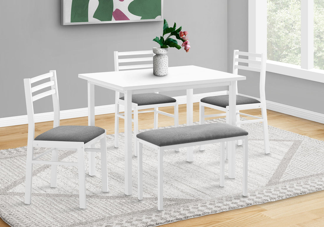 Dining Set, 5 Pieces Set, Rectangular, Small, Contemporary &amp; Modern