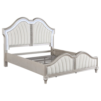 Katerina - Platform Bed With LED Light