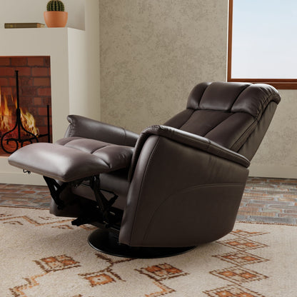 Bentley - Swivel Glider Recliner With Manual Adjustable Headrest &amp; Footrest