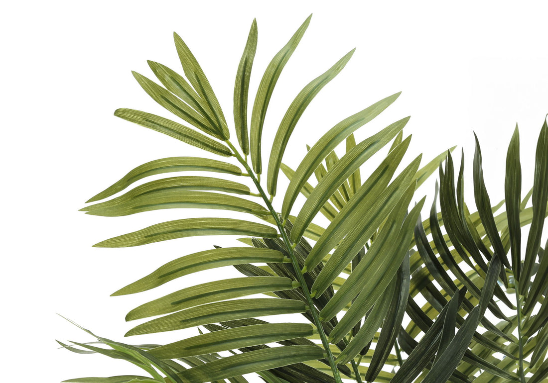 47&quot; Tall, Artificial Plant, Areca Palm Tree, Indoor, Faux, Fake, Floor, Greenery, Potted, Real Touch, Decorative - Green / Black