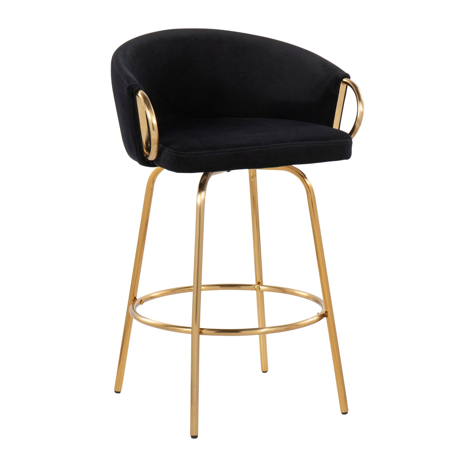 Claire - Contemporary &amp; Glam Counter Stool (Set of 2)