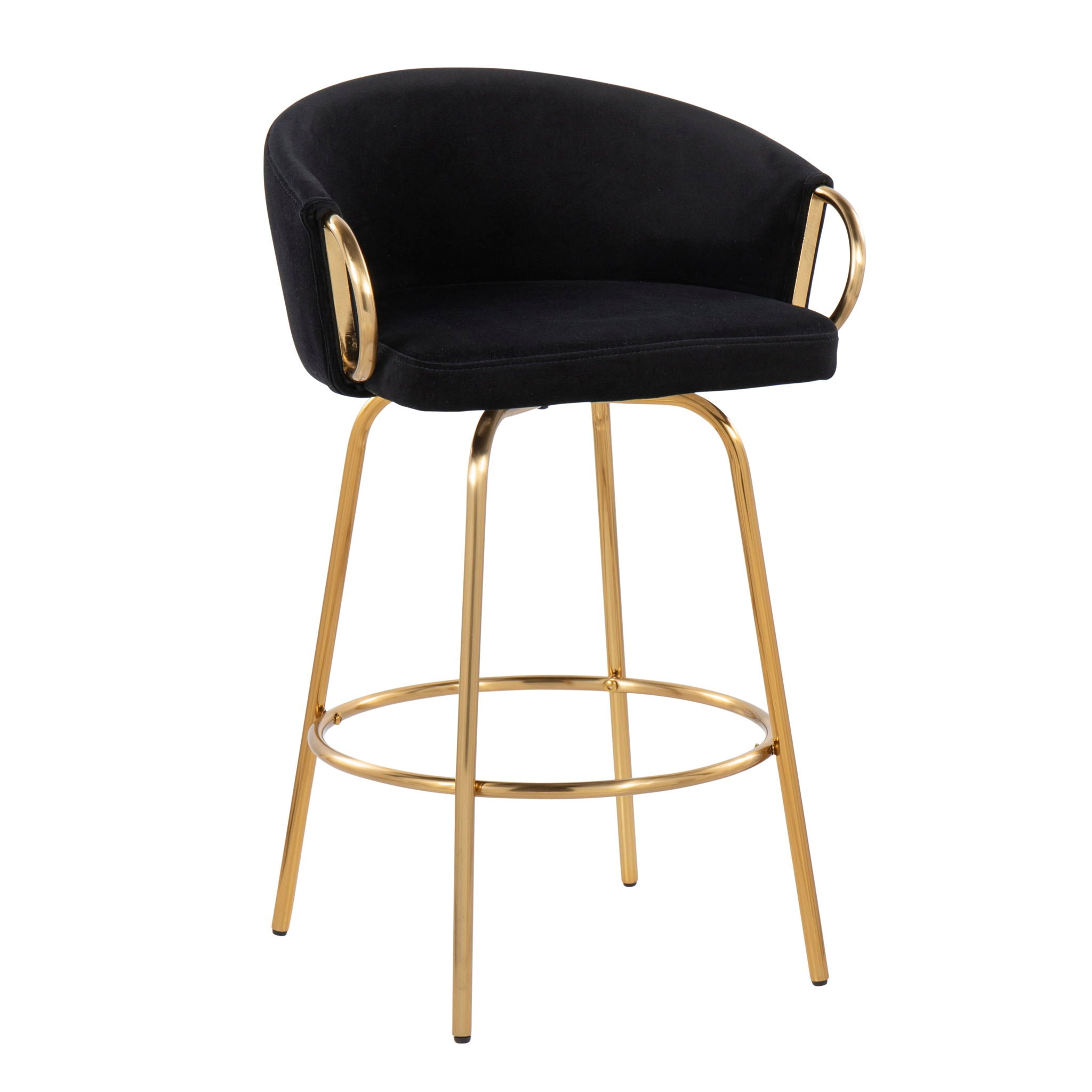 Claire - Contemporary &amp; Glam Counter Stool (Set of 2)