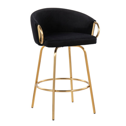Claire - Contemporary &amp; Glam Counter Stool (Set of 2)