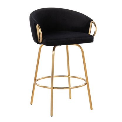 Claire - Contemporary &amp; Glam Counter Stool (Set of 2)
