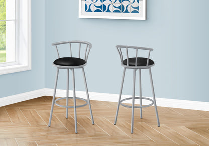 Swivel Stool Bar Height, Stylish Design Contemporary &amp; Modern (Set of 2)