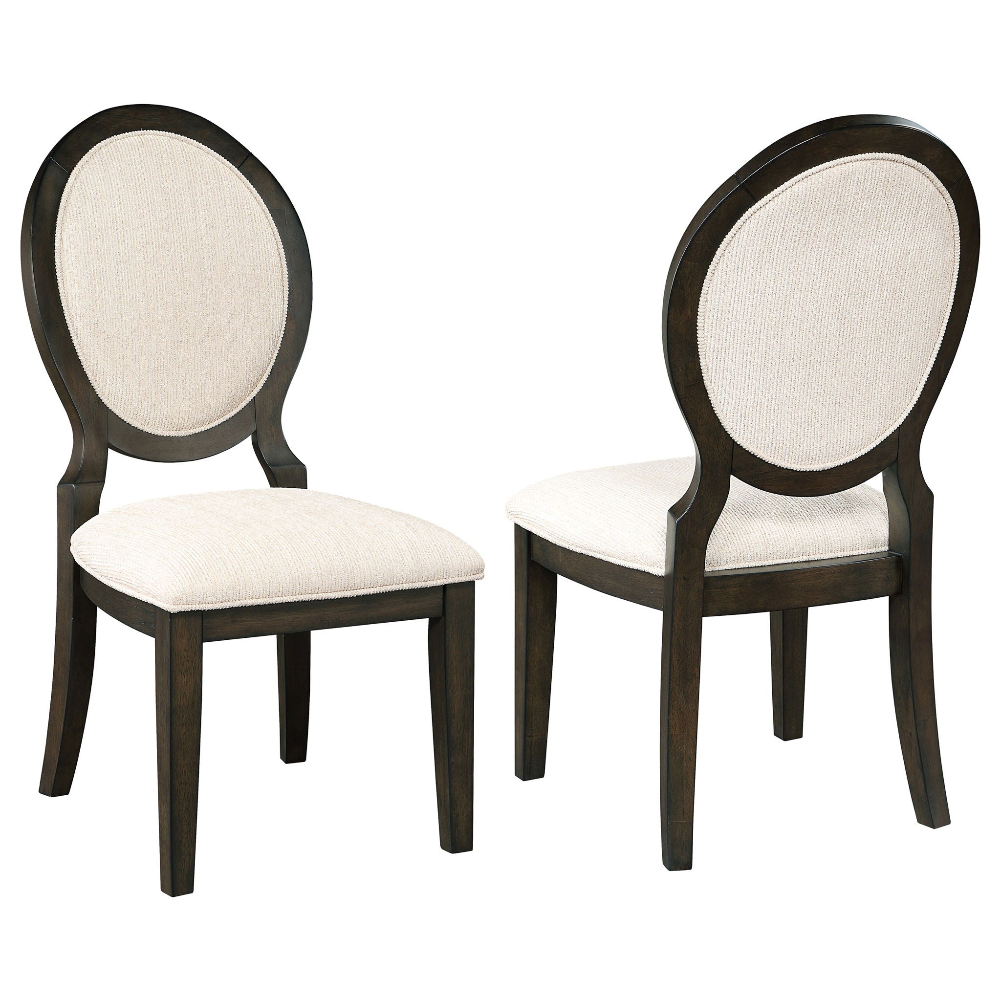 Fulton - Oval Back Dining Side Chair (Set of 2) - Espresso