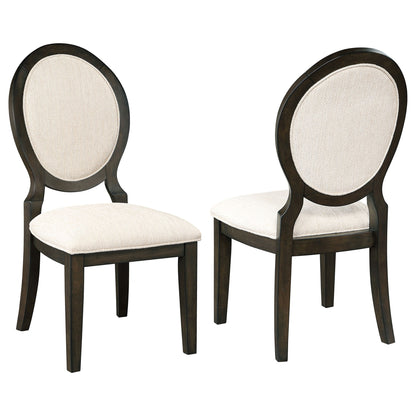 Fulton - Oval Back Dining Side Chair (Set of 2) - Espresso