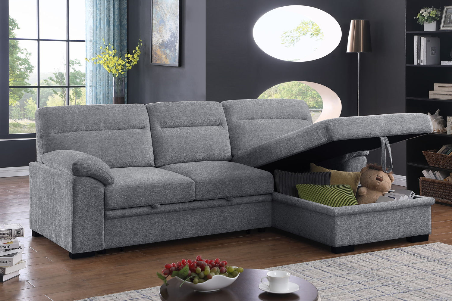 Kipling II - 92.5&quot; Sleeper Sectional Sofa