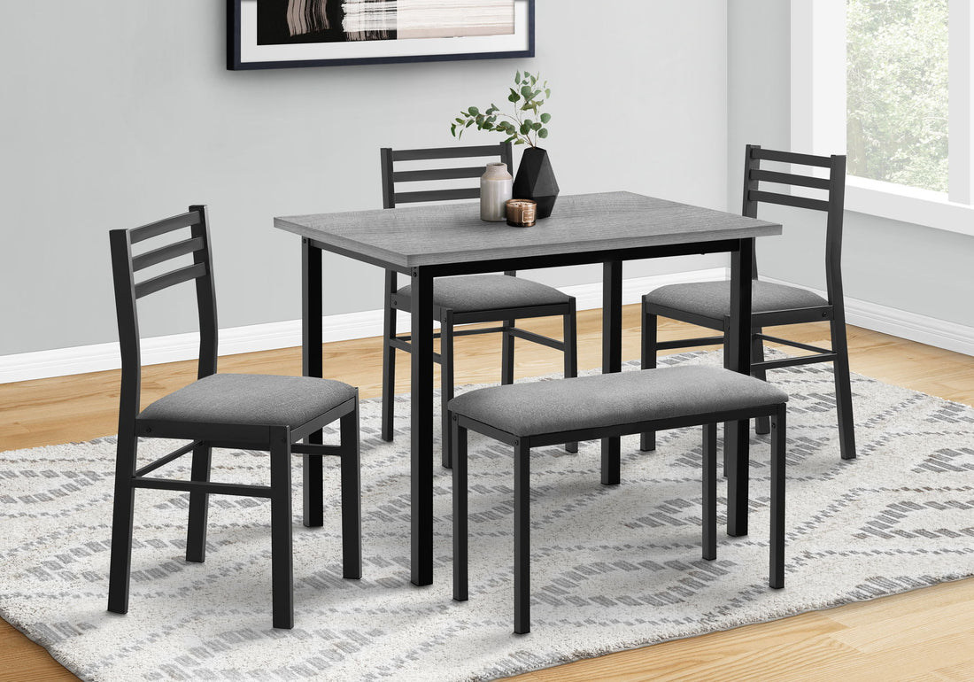 Dining Set, 5 Pieces Set, Rectangular, Small, Contemporary &amp; Modern