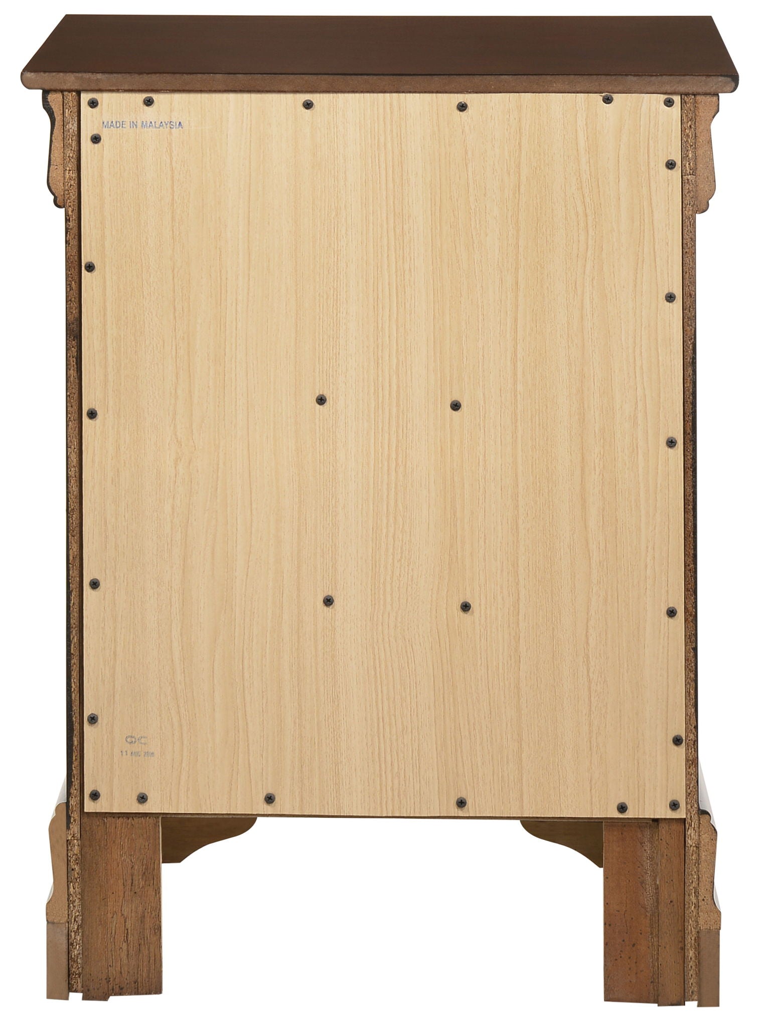 Louis Phillipe - 3 Drawer Nightstand - Cappuccino