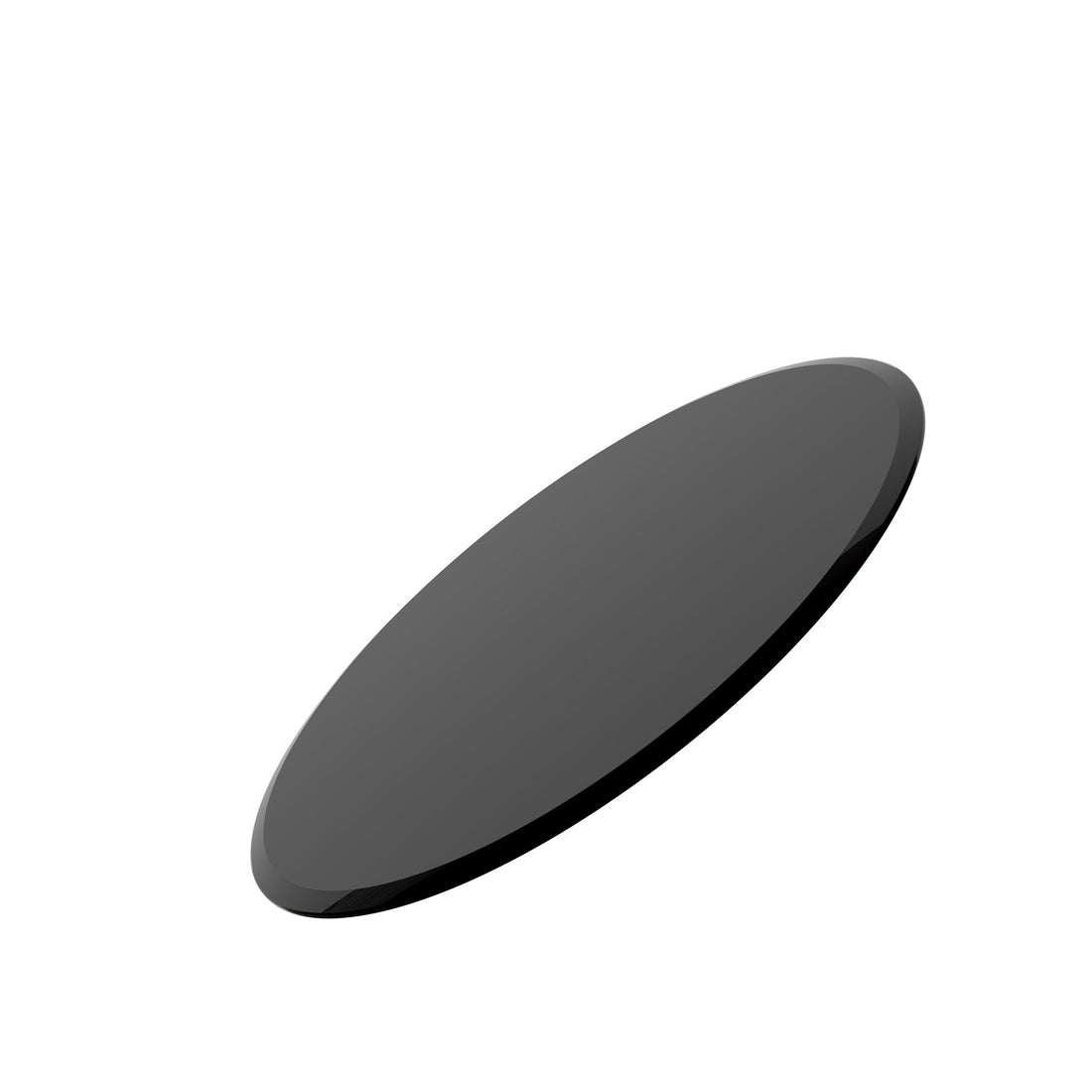 28&quot; Round Tempered Glass Table Top Clear Glass Thick Beveled Polished Edge