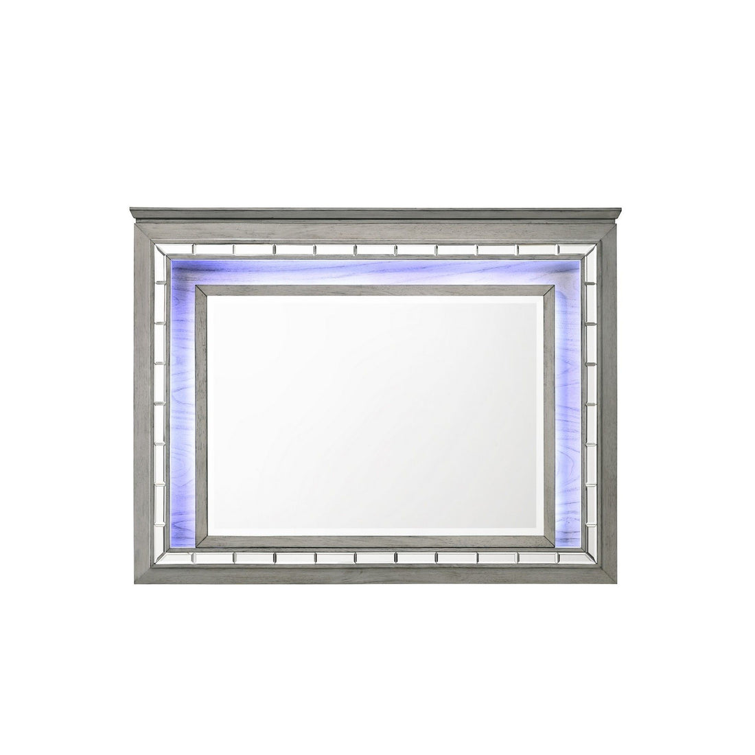 Antares - Mirror With LED - Light Gray