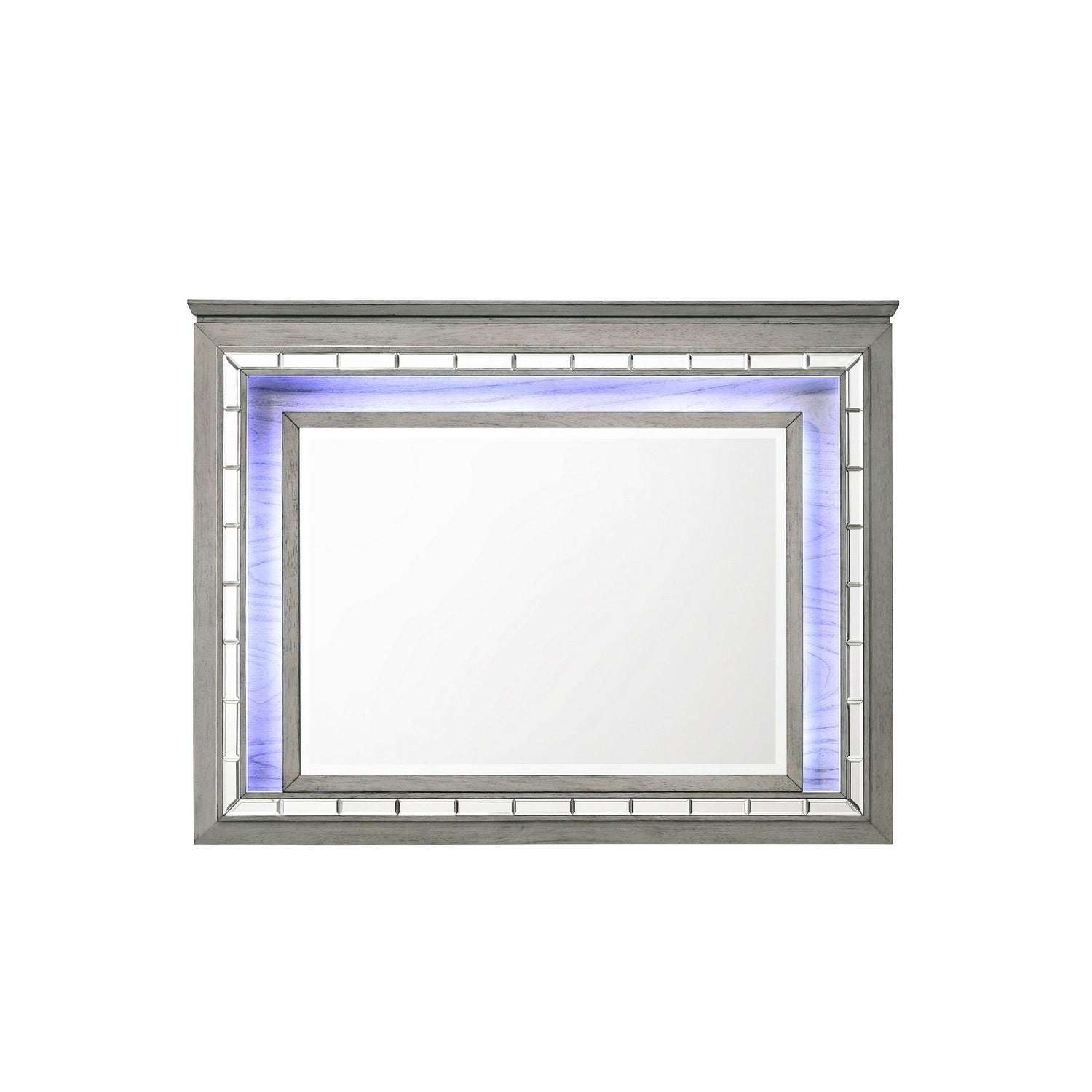 Antares - Mirror With LED - Light Gray