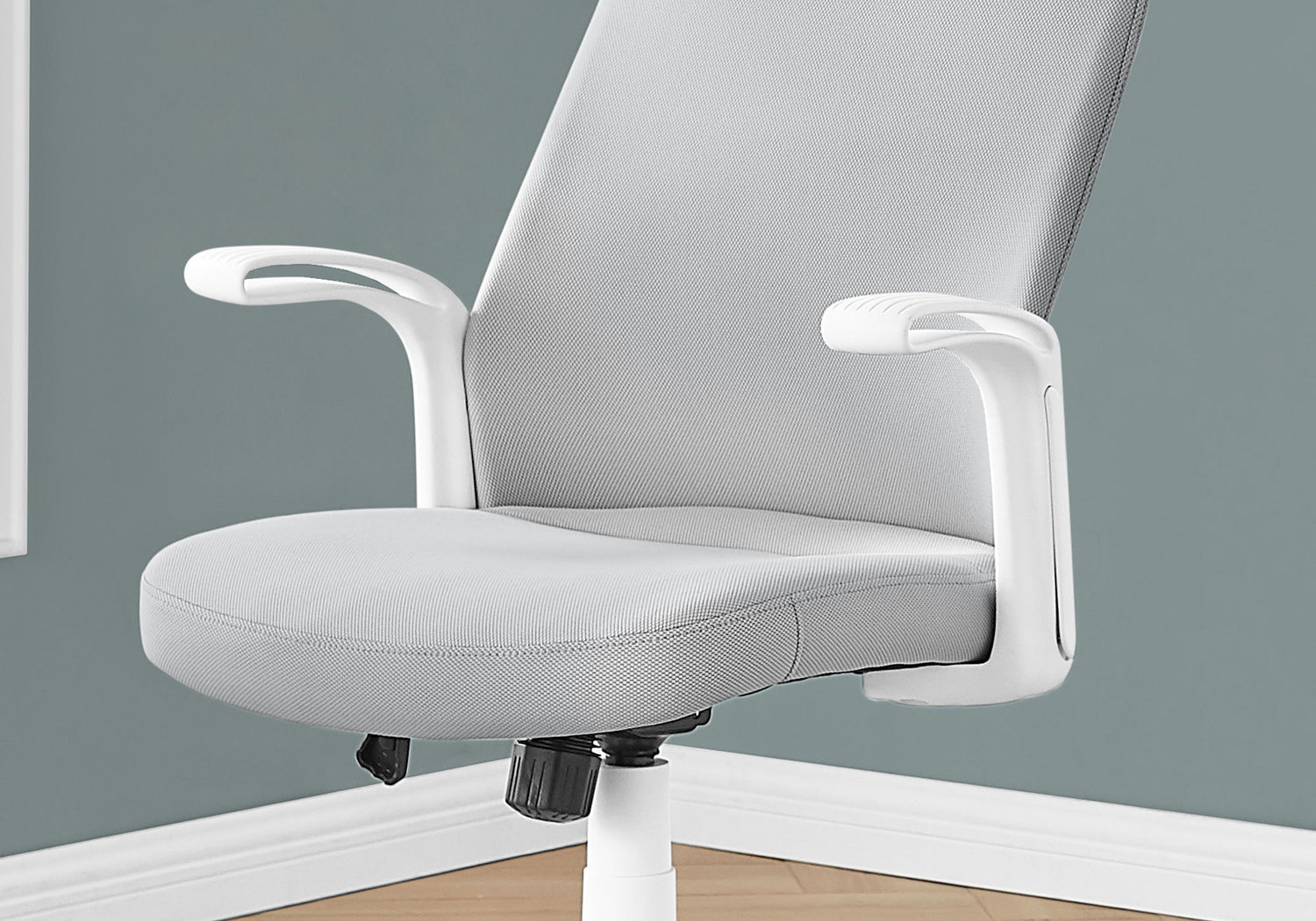 Office Chair, Adjustable Height, Swivel, Armrests, Contemporary &amp; Modern