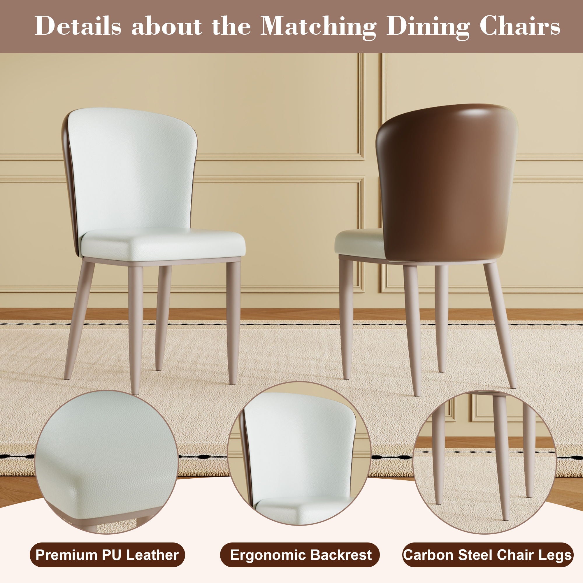 Table With Rotating Tray Scratch &amp; Heat For Kitchen &amp; Restaurant, 4 Chairs - White