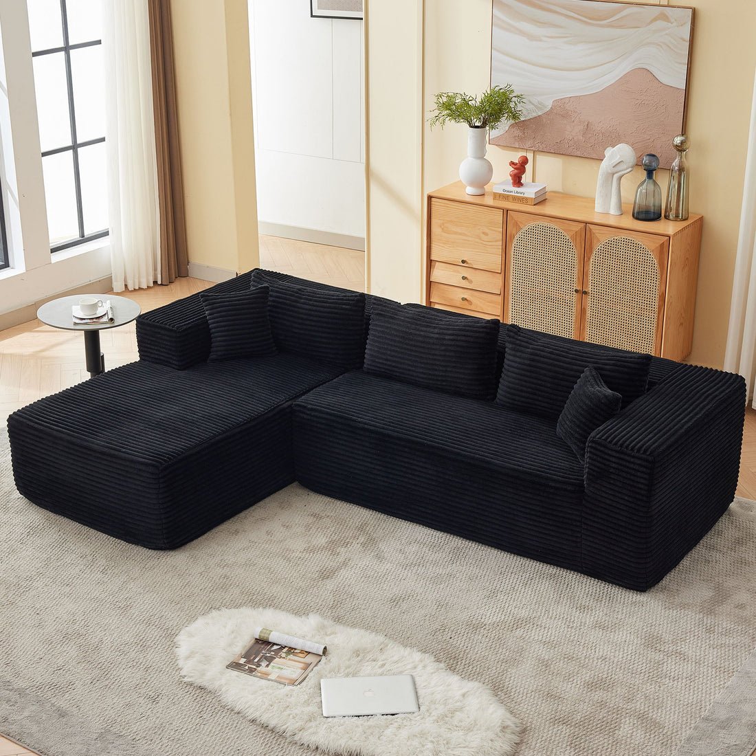 Modular Combination Sofa - Black