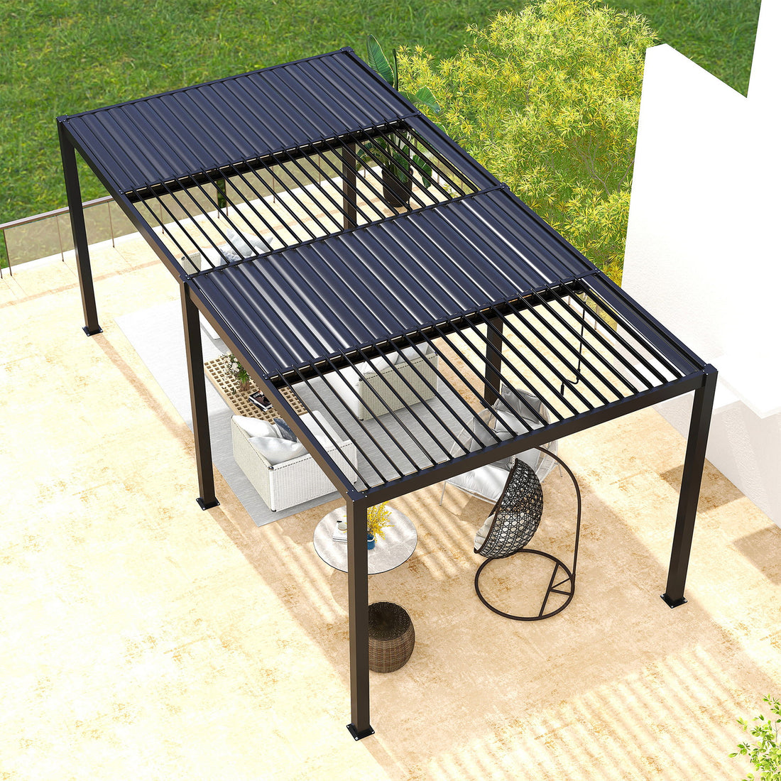 Louver Pergola Aluminium Frame &amp; Louvers