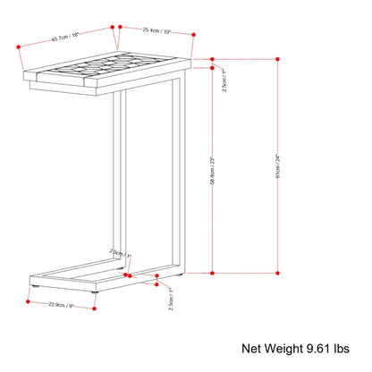 Skyler - Handcrafted C Side Table